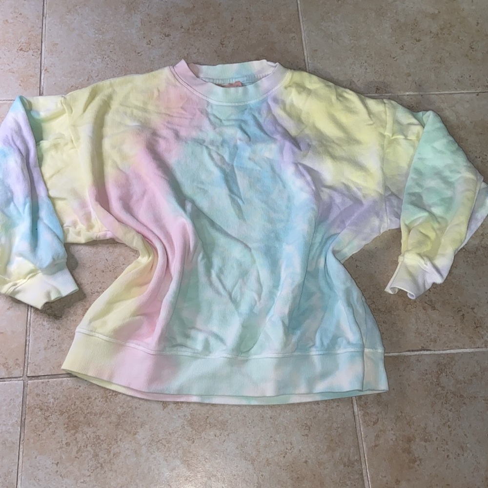 SHOW ME YOUR MUMU Boyfriend tie dye sweatshirt size XS - Picture 4 of 7